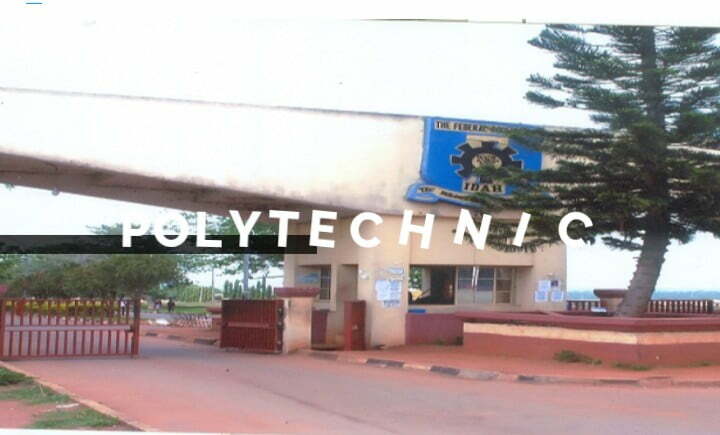 FPI Latest News: federal polytechnic main entrance gate (first campus, Okenya)