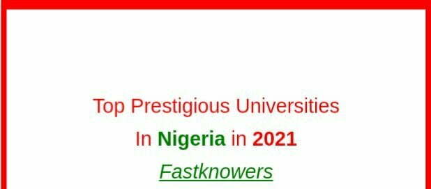 Top 8 Federal Universities In Nigeria In 2021