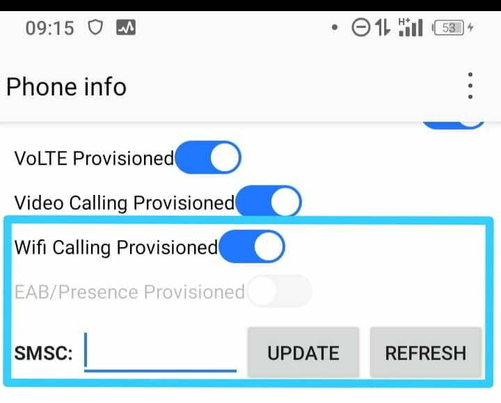 How to reset message center number of all networks on Android mobile phone