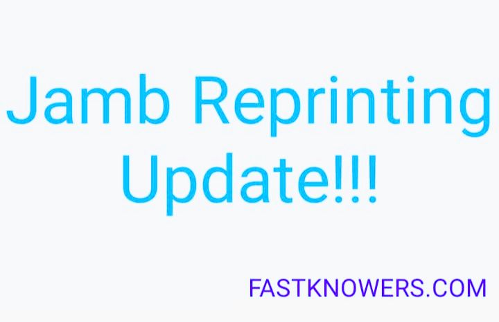 Jamb reprinting starting date