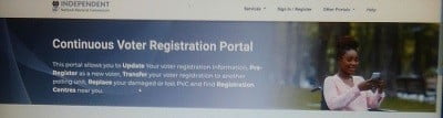 PVC online registration portal