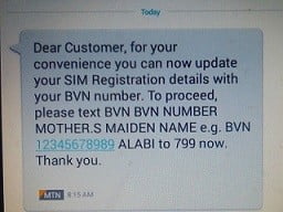 How to update your MTN SIM card details using BVN