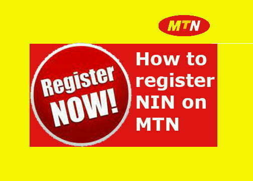 Code to register NIN on MTN