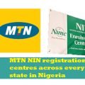 List and address of all MTN NIN registartion centres across every state in Nigeria