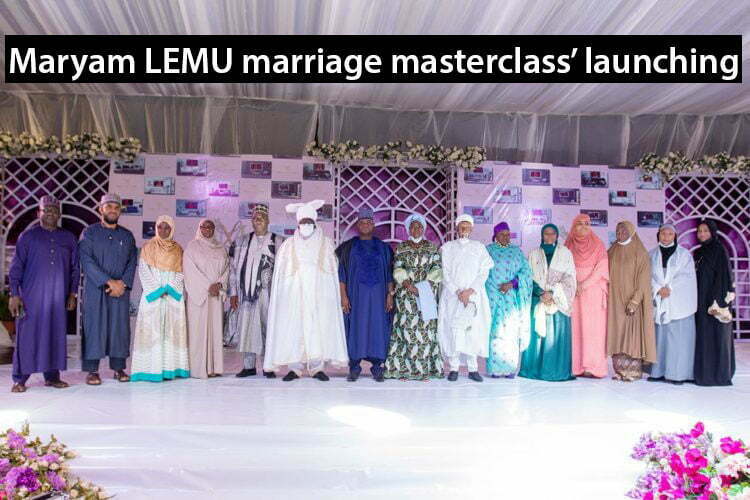 The launch of the Maryam LEMU premarital masterclass at Abuja Nigeria.