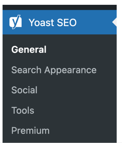 Yoast SEO plugin configuration setting on WordPress website