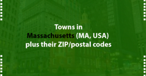 Read more about the article Cities in Massachusetts and their ZIP codes
