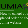 How to cancel an order on the Jumia website