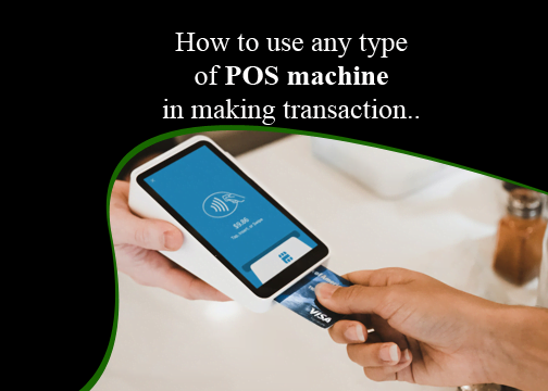 How to use a POS machine to withdraw and transfer money