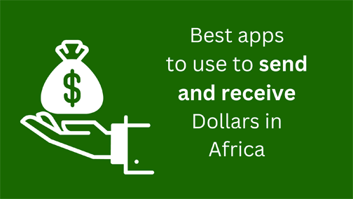 Top apps used to send and receive Dollars in Africa