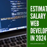 Estimates salary of web developers in 2024