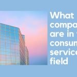 What companies are in the consumer services field