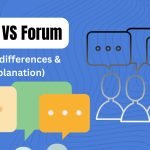 Blog VS forum