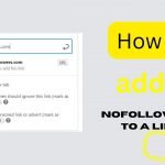 How to add a Nofollow tag to an external link