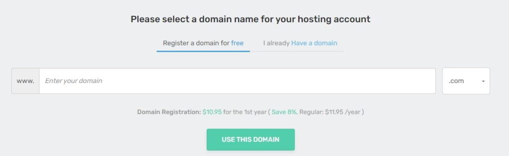 How to search for domain name availability on FastComet