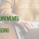 Requirements for blogging in 2024