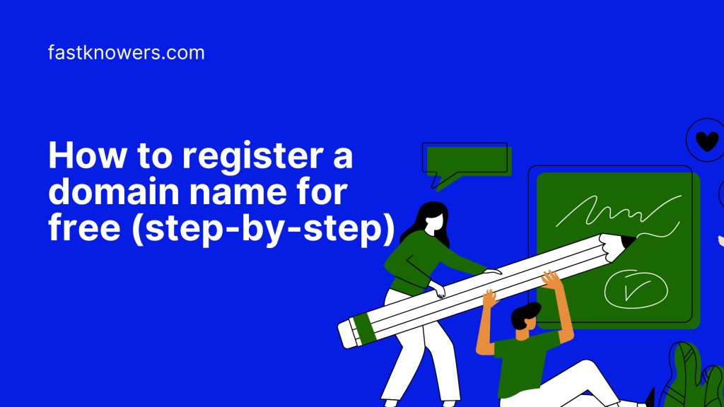 How to register a domain for free step-by-step
