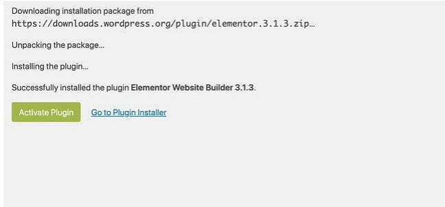 Activating button of elementor pro page builder