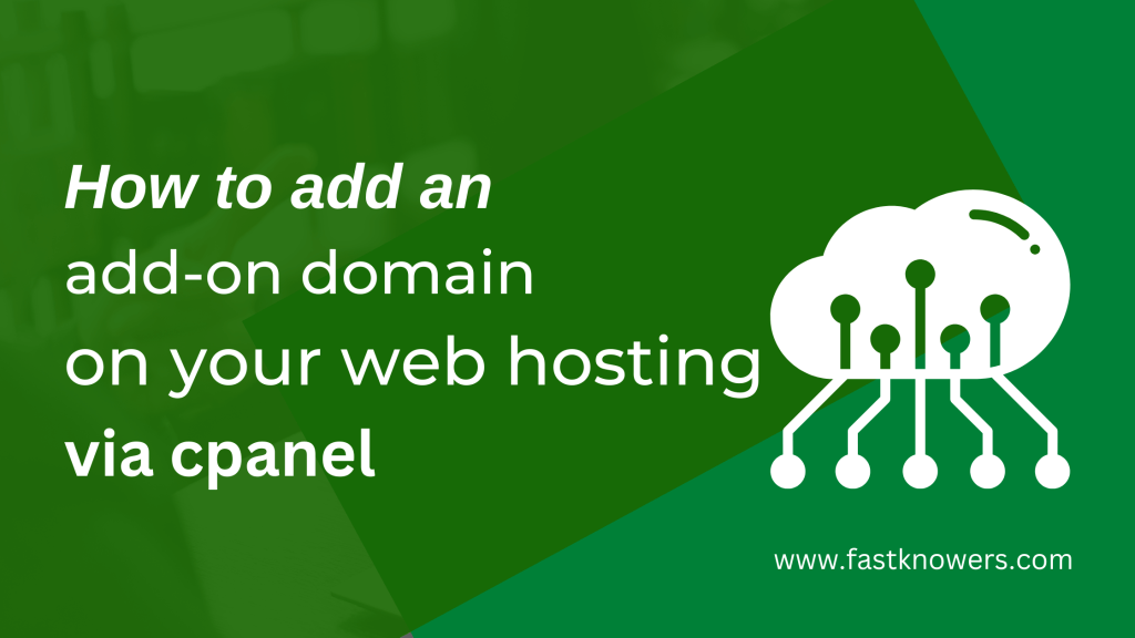 How to add an add-on domain to your WordPress web hosting