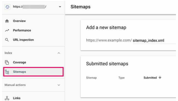 How to paste sitemap on Google Search Console