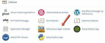 How to install WordPress via Softaculous app installer