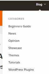Adding a category on WordPress sub-menu