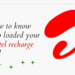 How to know the number that used your Airtel recharge card