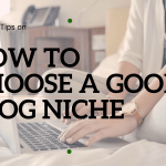 How to choose a good blog niche