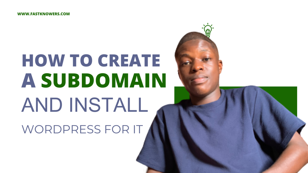 How to add subdomain in a cpanel for your primary domain name