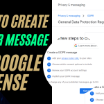 How to create a GDPR message for Google AdSense