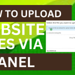 How to upload website files via cPanel