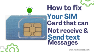 Read more about the article How to fix a SIM card that cannot receive and send text messages