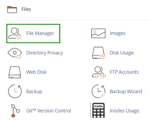 How to upload website backup files via cPanel