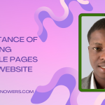 Importance of creating multiple pages for a website