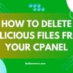 How to delete malicious directories and error from your cpanel