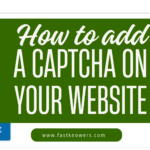 How to add a captcha to your website