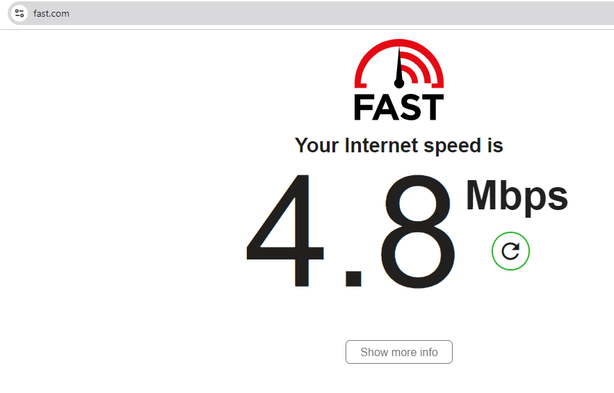 How to use Fast to check internet speed