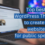 Top best WordPress themes to create a website for public speakers